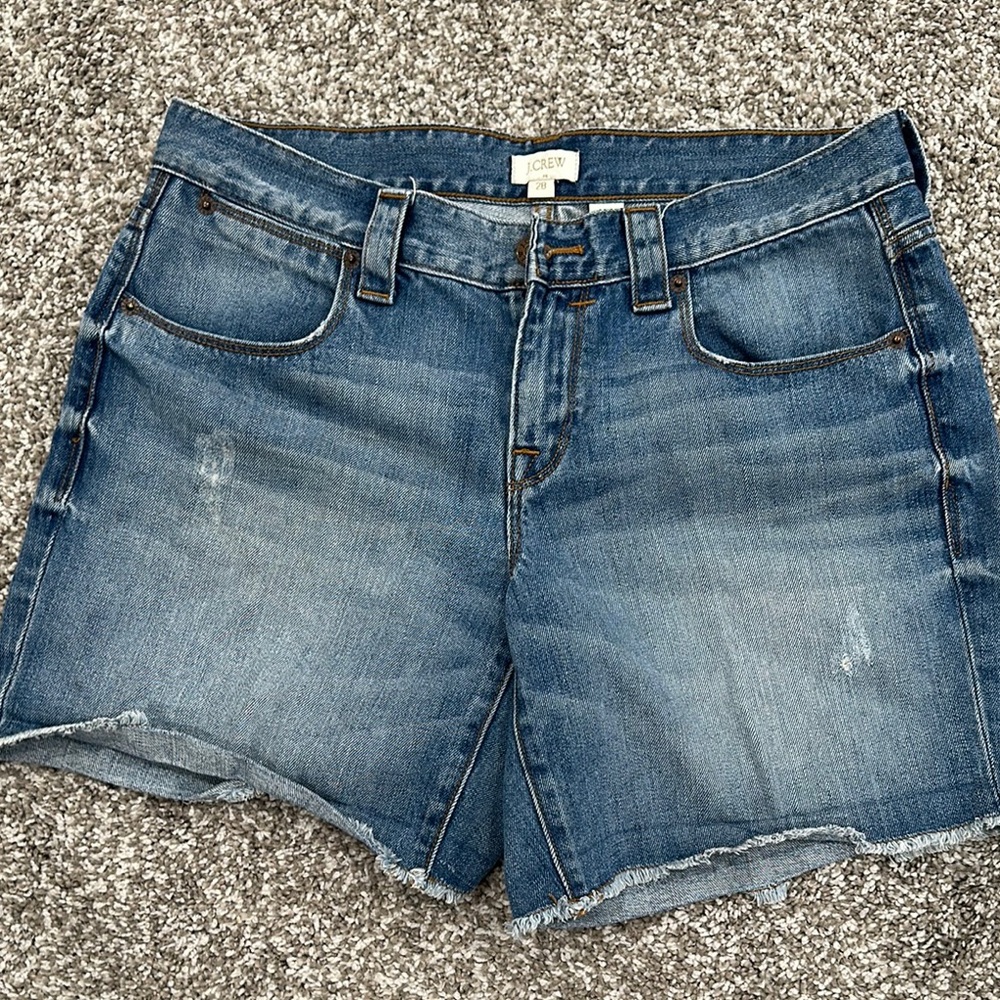 J. Crew Women's Blue Denim Shorts